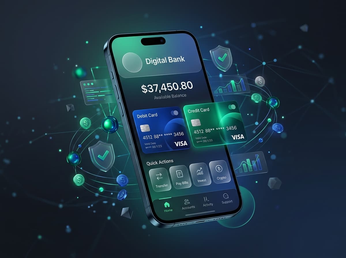 White Label FinTech Platform Mockup
