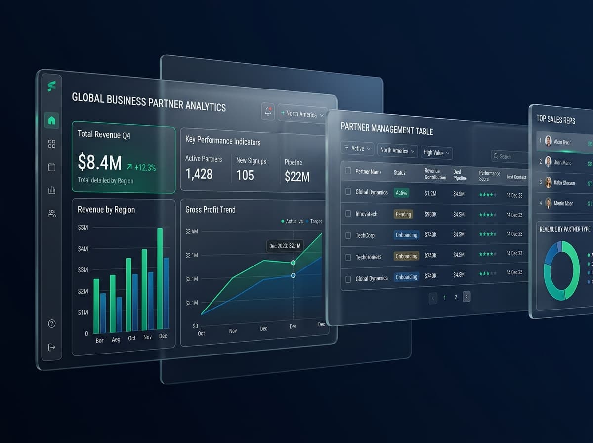 Enterprise B2B Network Dashboard